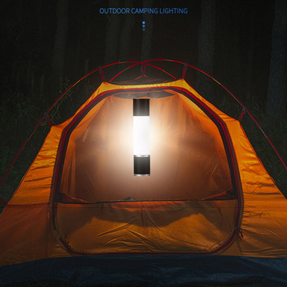 Lámpara Camping Multifunción con Trípode y 12 Horas de Uso