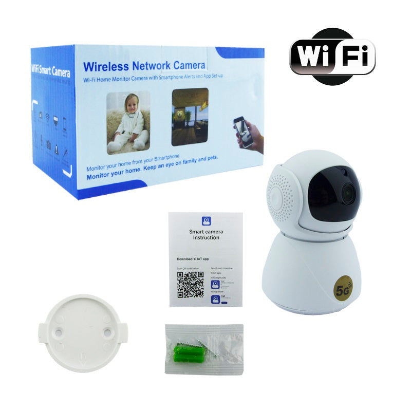 Cámara de Vigilancia WiFi-TF Dual Band 2.4 GHz Detección Movimiento