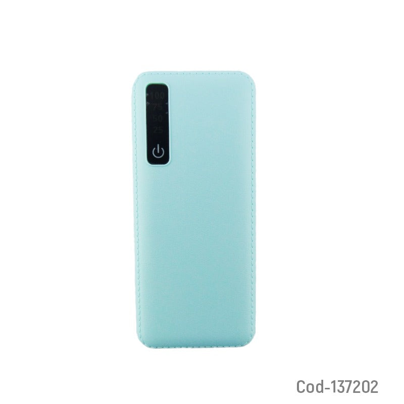 Power Bank 20000mAh con 3 USB, Pantalla LED y Cables Integrados