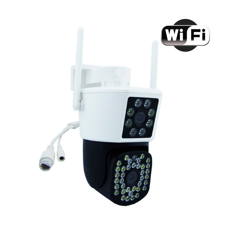 Cámara WiFi Doble Lente 360° Full HD con Visión Panorámica