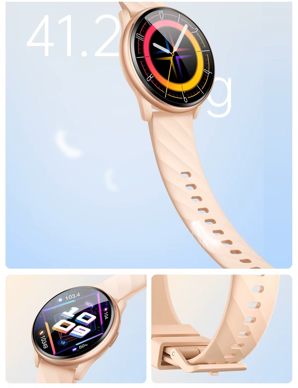 Smartwatch Mujer Llamadas Bluetooth, Actividad y Bienestar
