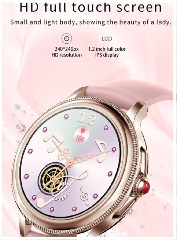 Smartwatch Bluetooth Elegante Mujer Doble correa