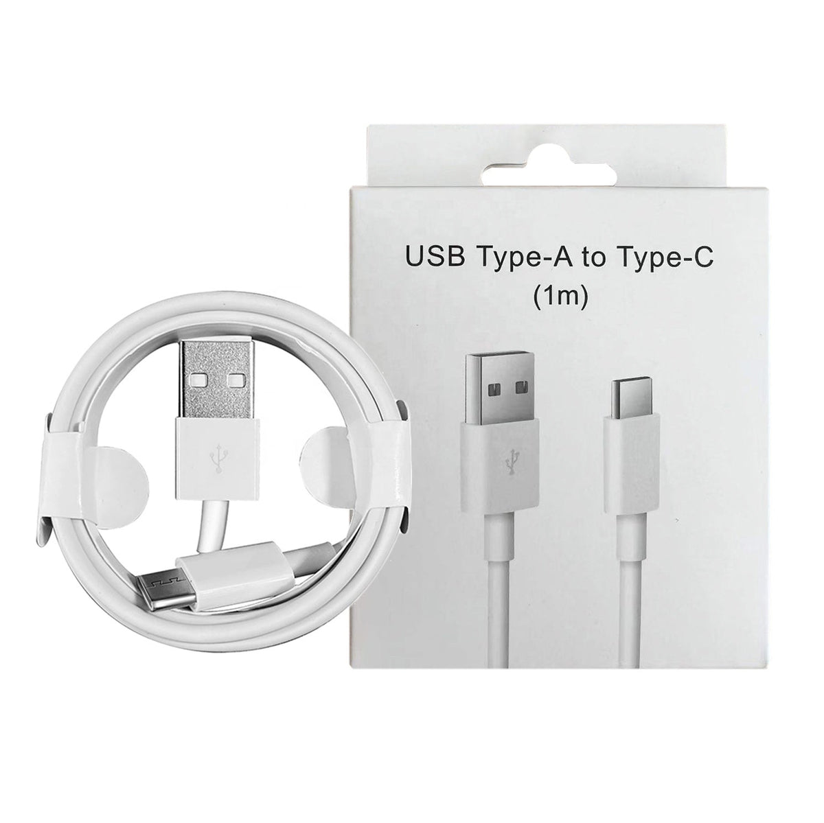 Cable Cargador y datos USB Tipo C de 1 Metro para Samsung Xiaomi