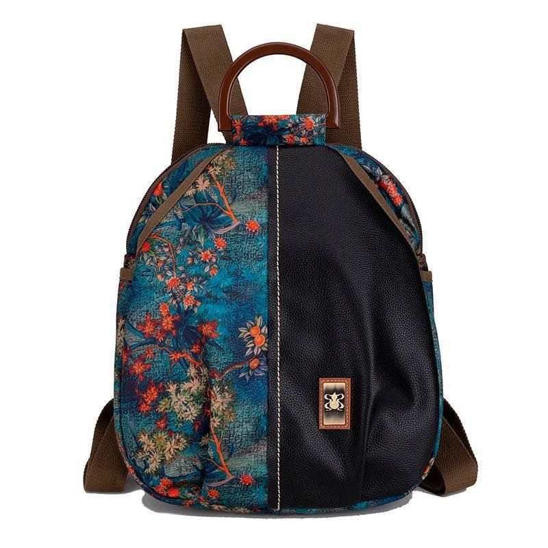 Mochila Estampada para Mujer, Diseño de Lujo Resistente al Agua