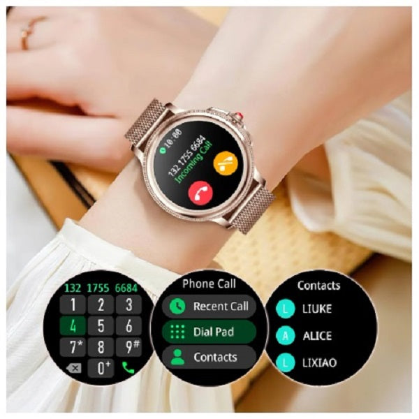 Smartwatch Bluetooth Elegante Mujer Doble correa