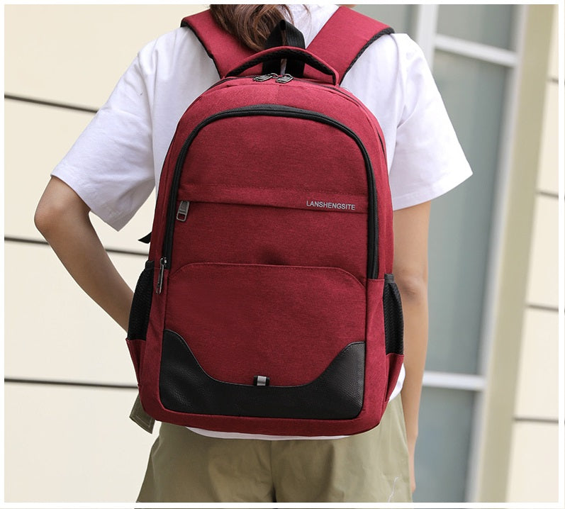 Mochila para Laptop Resistente al Agua con puerto USB 35 Litros – Azul