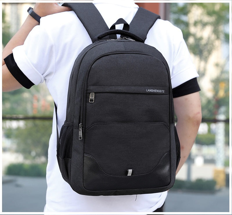 Mochila para Laptop Resistente al Agua con puerto USB 35 Litros – Azul