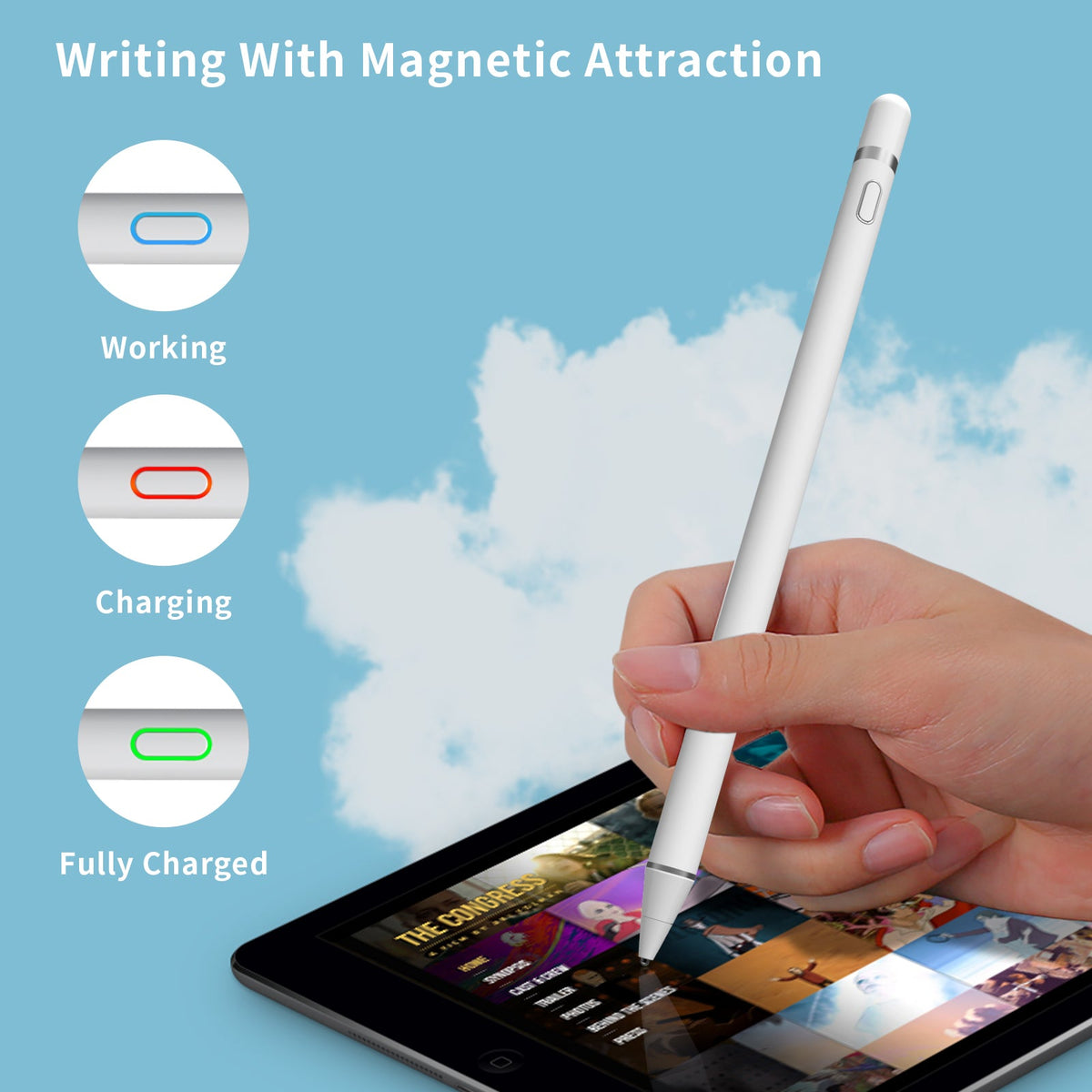 Lápiz Pencil táctil Stylus Universal para iOS y Android