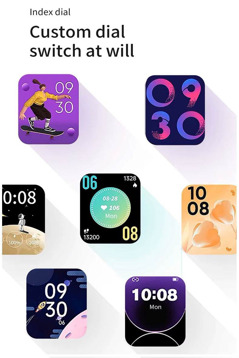 Smartwatch Bluetooth K55 300mAh TFT Bienestar Deporte