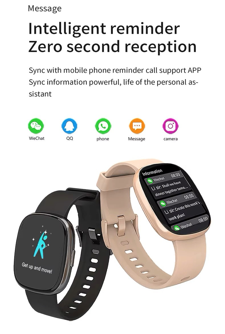 Smartwatch Bluetooth K55 300mAh TFT Bienestar Deporte