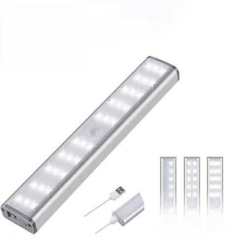 Barra Luz Led inteligente con sensor de movimiento Recargable
