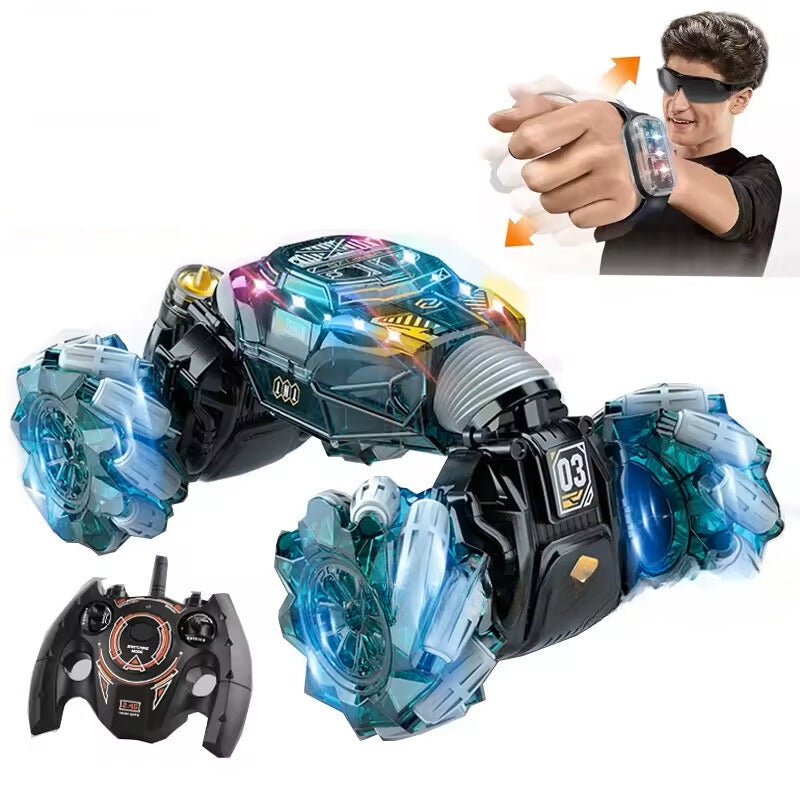Auto Acrobático Doble Cara 4X4 RC Control Remoto Gestos 2.4G