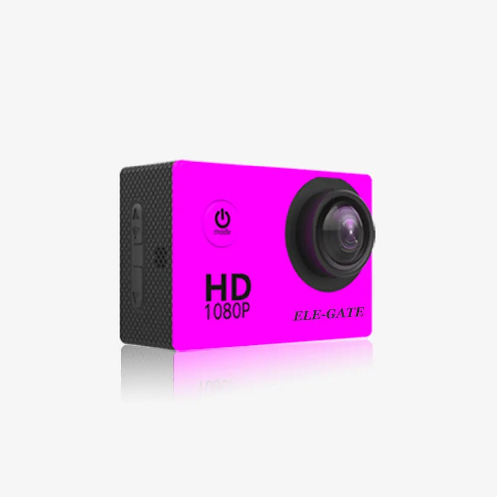 Cámara Deportiva 1080P, Gran Angular 140° y Resistencia 30 m