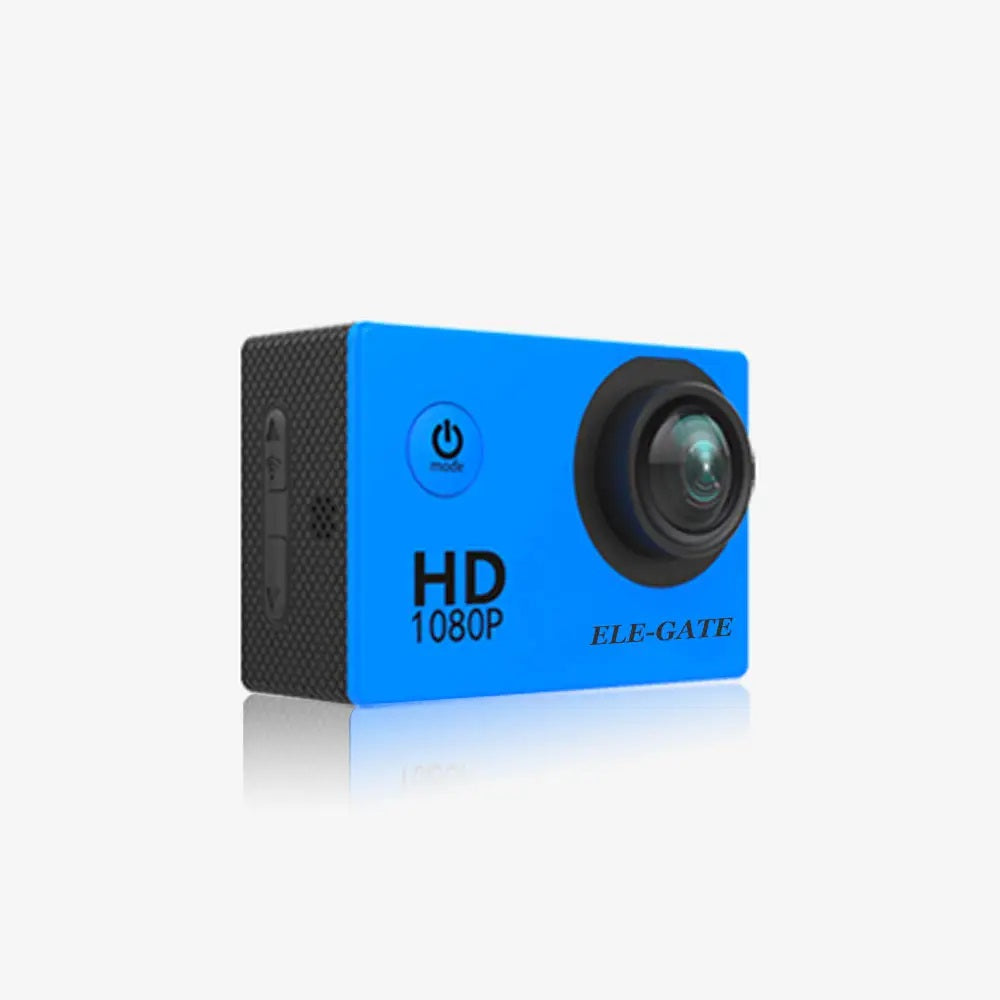 Cámara Deportiva 1080P, Gran Angular 140° y Resistencia 30 m