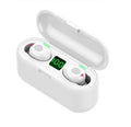 Audífonos Bluetooth In-Ear F9 V 5.0 Blanco