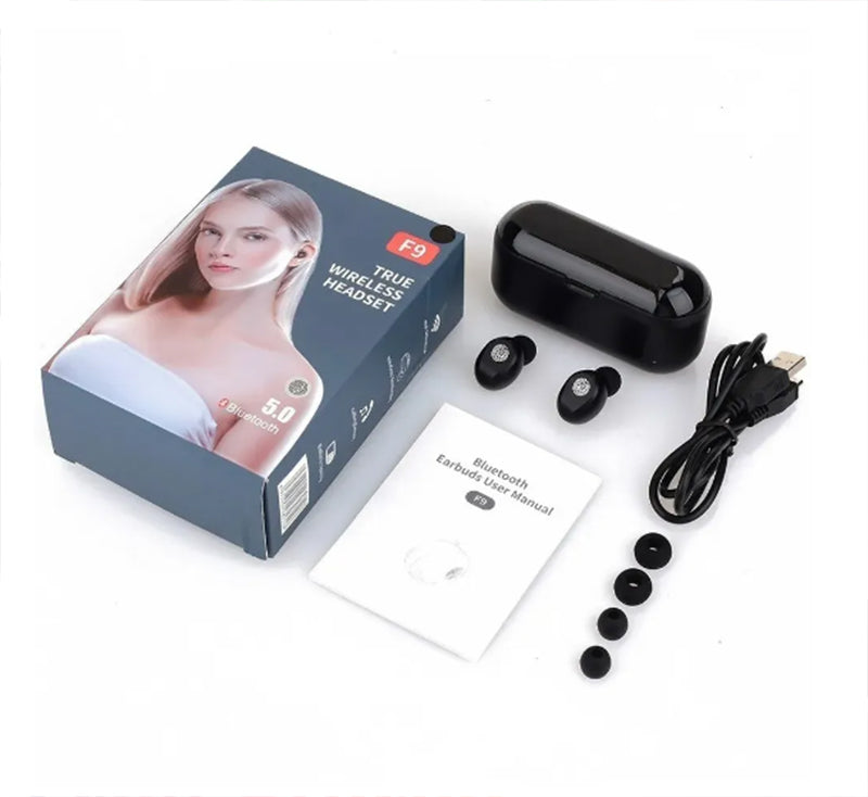 Audífonos Bluetooth In-Ear F9 V 5.0
