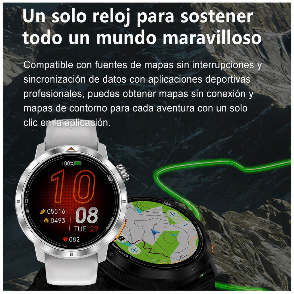 Smartwatch DT G9 GPS AMOLED 1.43” Mapas Offline 3 ATM - imagen 19