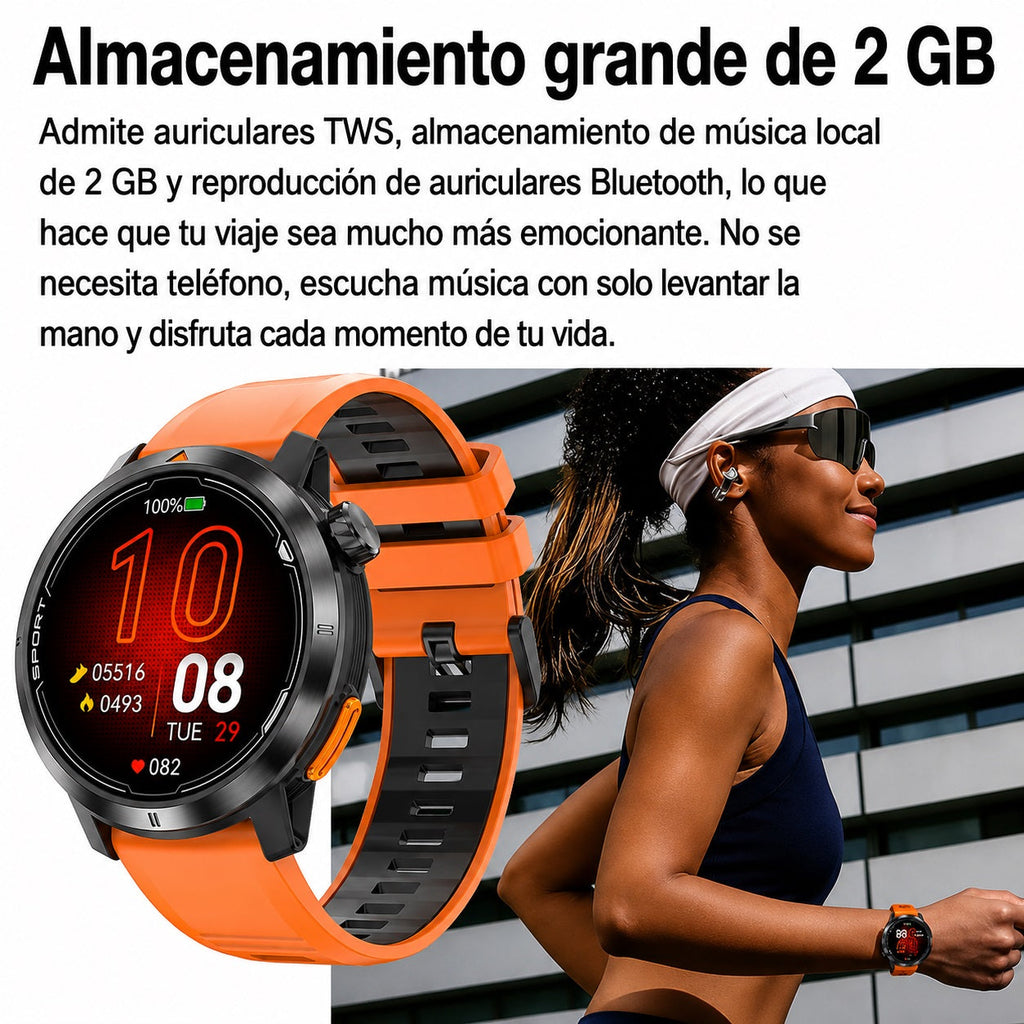 Smartwatch DT G9 GPS AMOLED 1.43” Mapas Offline 3 ATM - imagen 21