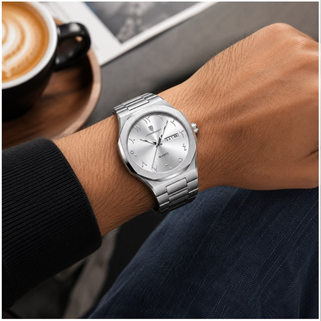 Reloj Hombre Modelo 830 41 mm Cuarzo Calendario Acero 3 BAR - imagen 6