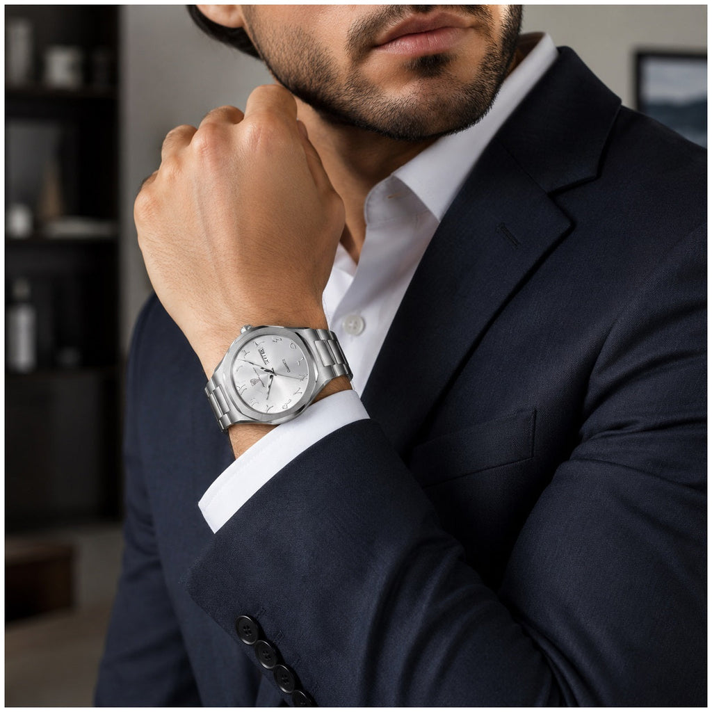 Reloj Hombre Modelo 830 41 mm Cuarzo Calendario Acero 3 BAR - imagen 9