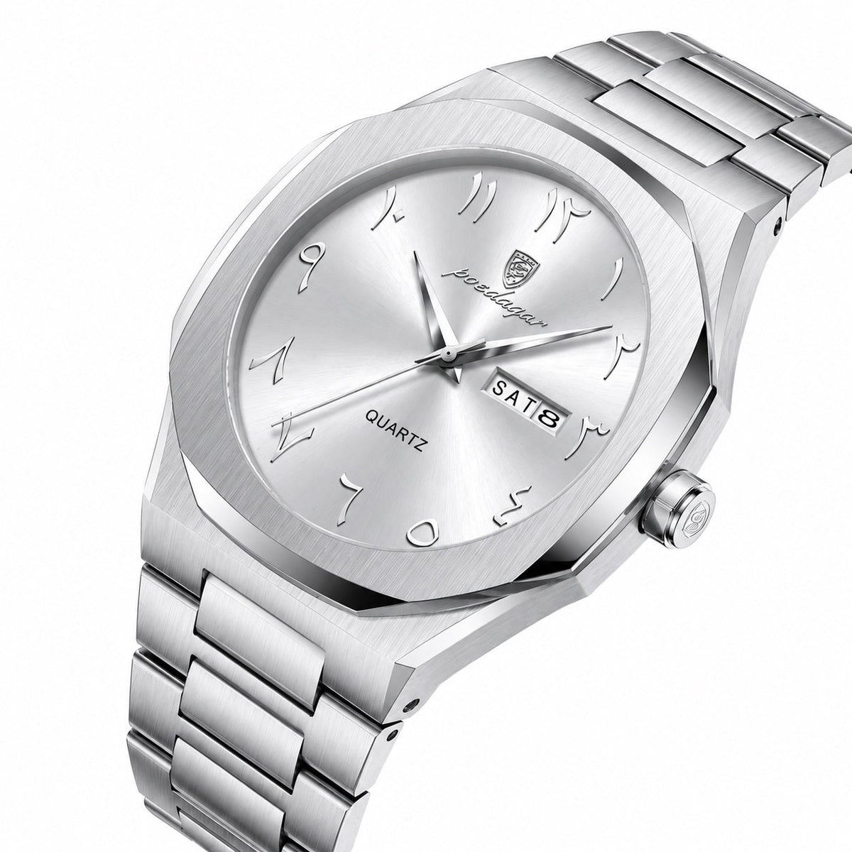 Reloj Hombre Modelo 830 41 mm Cuarzo Calendario Acero 3 BAR - imagen 3