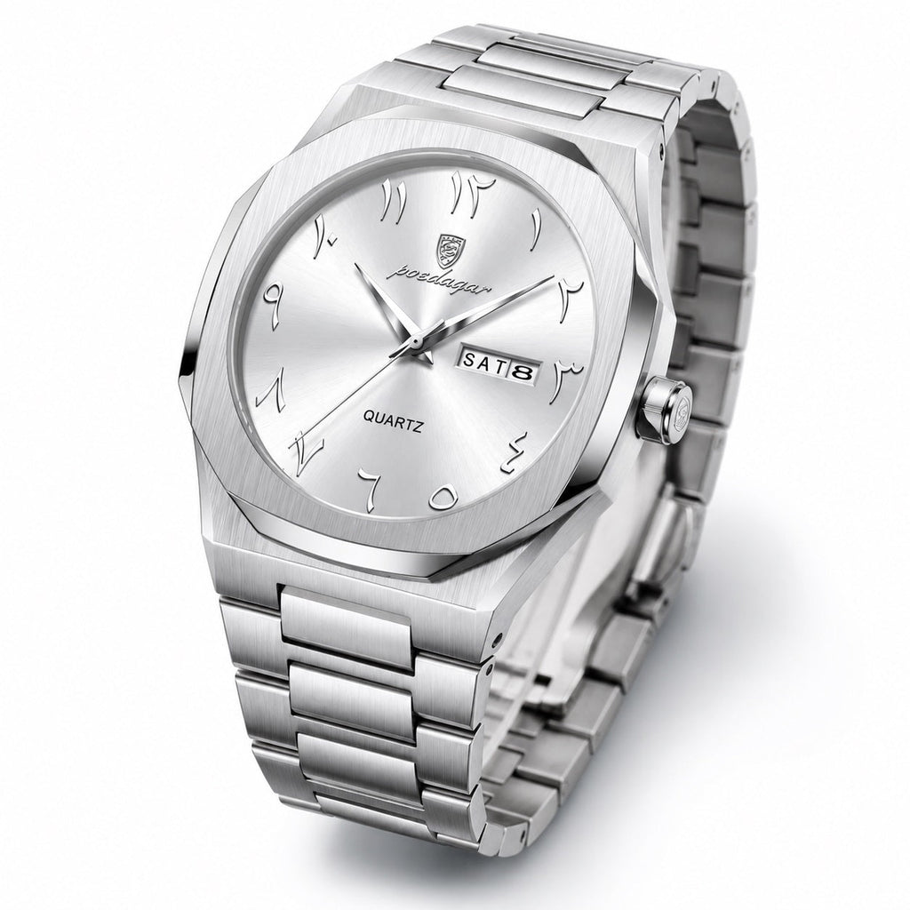 Reloj Hombre Modelo 830 41 mm Cuarzo Calendario Acero 3 BAR - imagen 5
