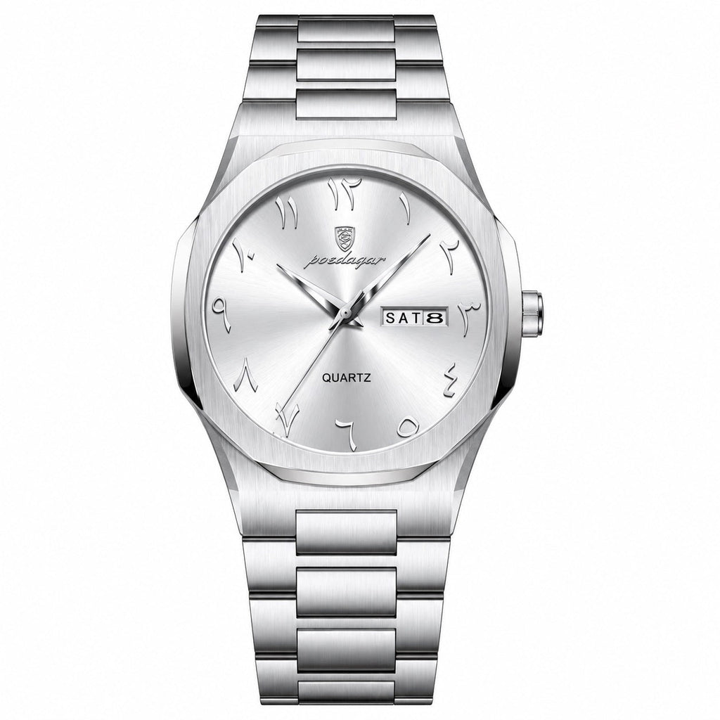 Reloj Hombre Modelo 830 41 mm Cuarzo Calendario Acero 3 BAR - imagen 2