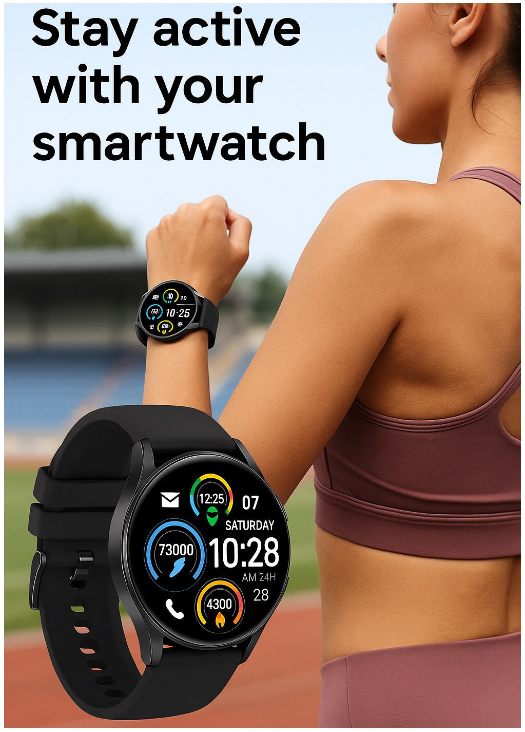 Smartwatch S37 Unisex Pantalla 1.28” Llamadas Bluetooth – Diseño B