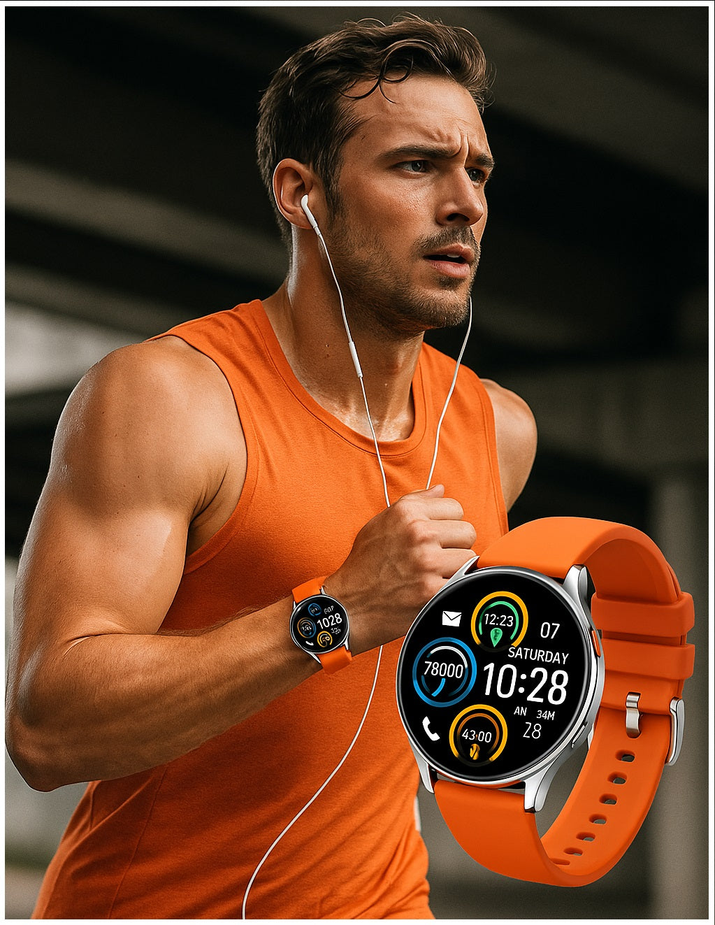 Smartwatch S37 Unisex Pantalla 1.28” Llamadas Bluetooth – Diseño C