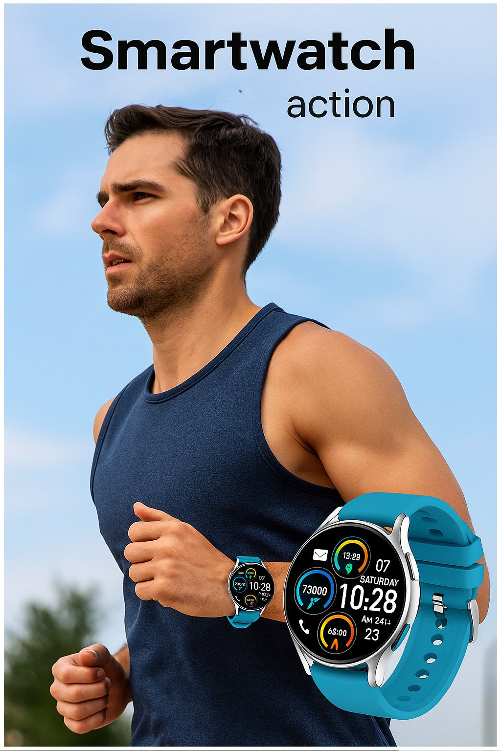 Smartwatch S37 Unisex Pantalla 1.28” Llamadas Bluetooth – Diseño D