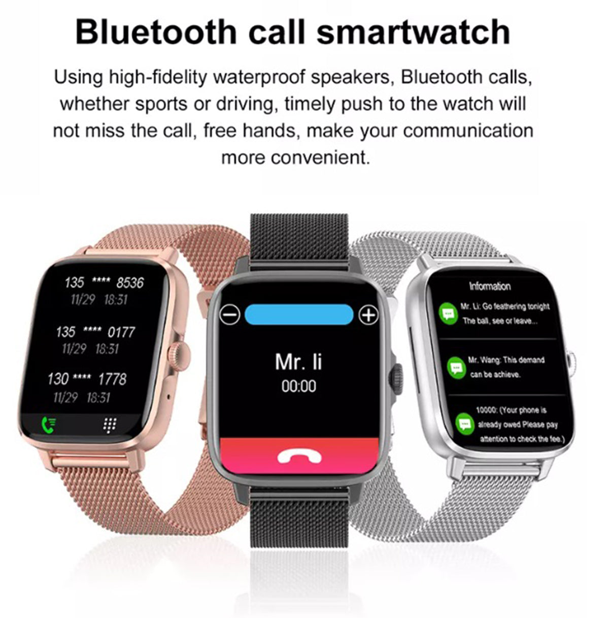Smartwatch Bluetooth DT102 pantalla 1.9 pulgadas