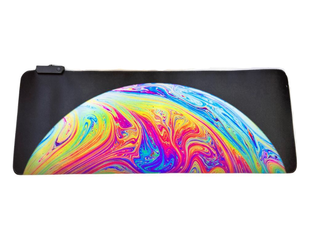 Mousepad Gamer Led RGB USB 80X30cm – Diseño F