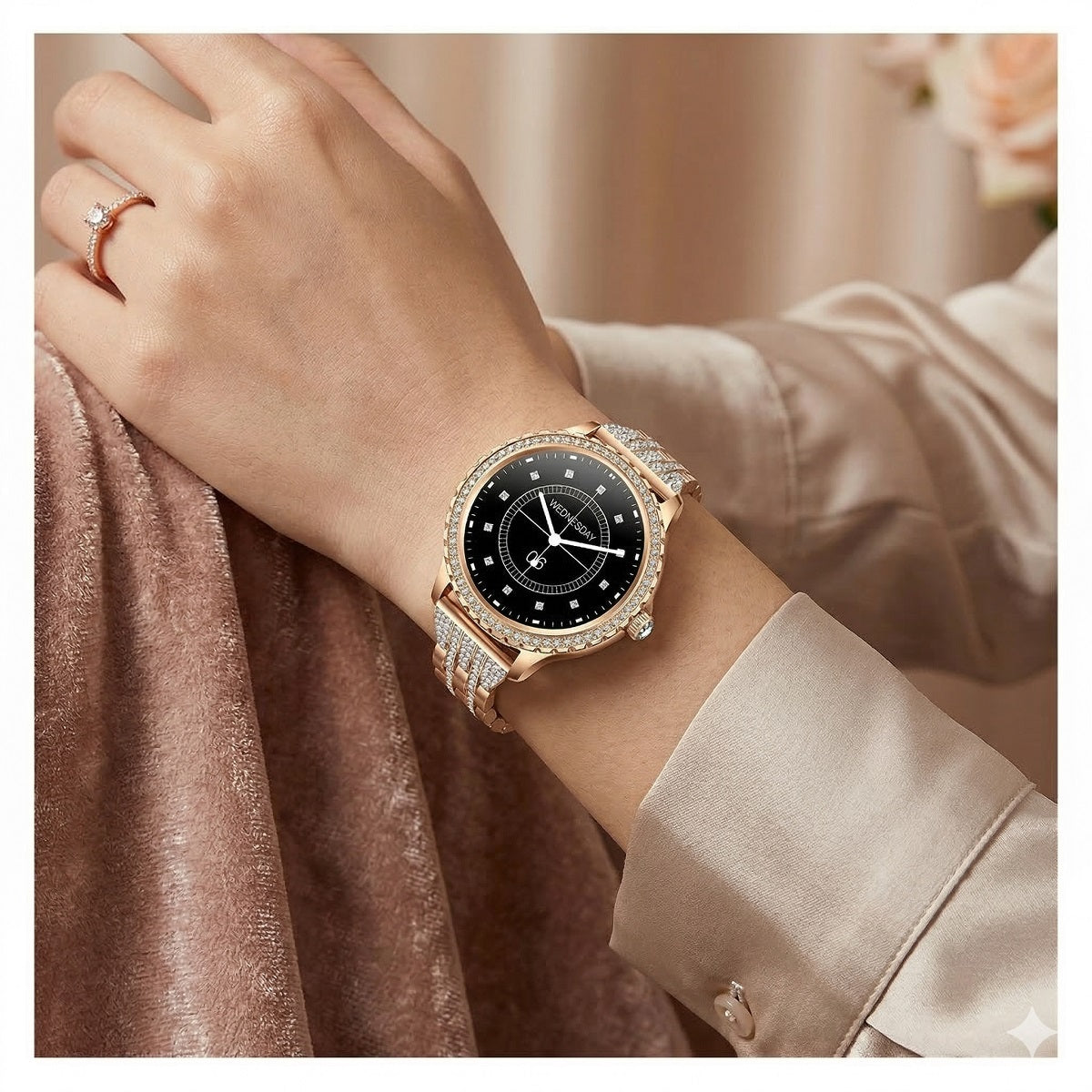 Smartwatch Y58 Elegante para Mujer Llamadas Bluetooth y Actividad
