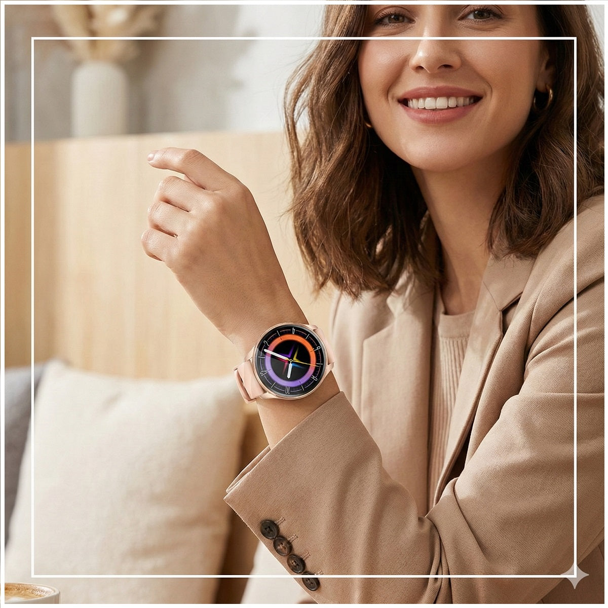 Smartwatch Mujer Llamadas Bluetooth, Actividad y Bienestar