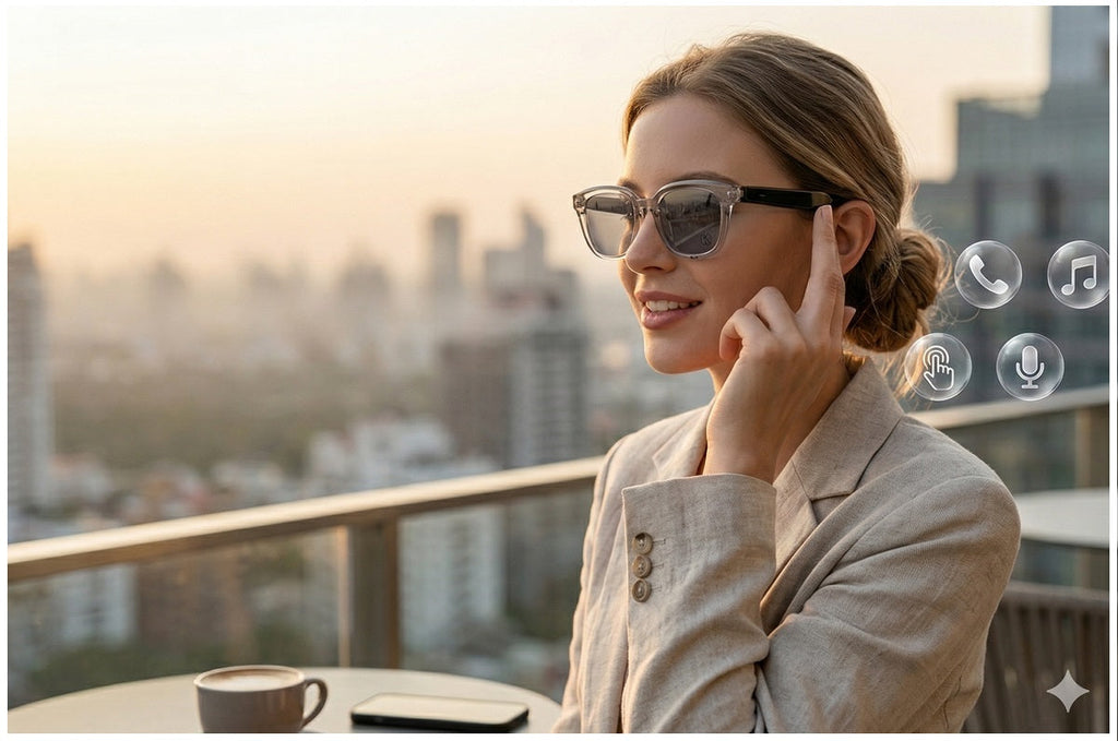 Lentes Inteligentes Bluetooth con Audio y Llamadas Manos Libres