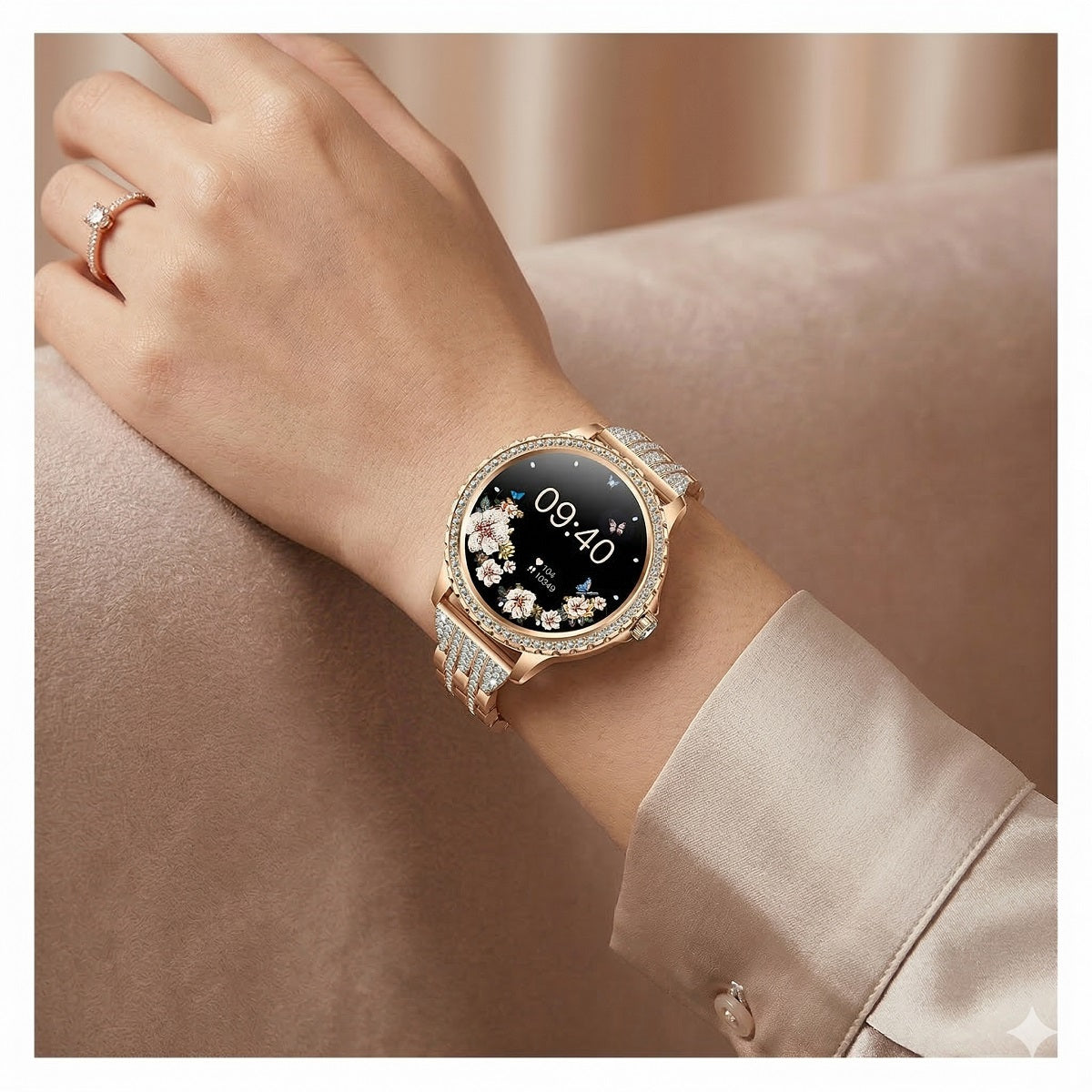 Smartwatch Y58 Elegante para Mujer Llamadas Bluetooth y Actividad