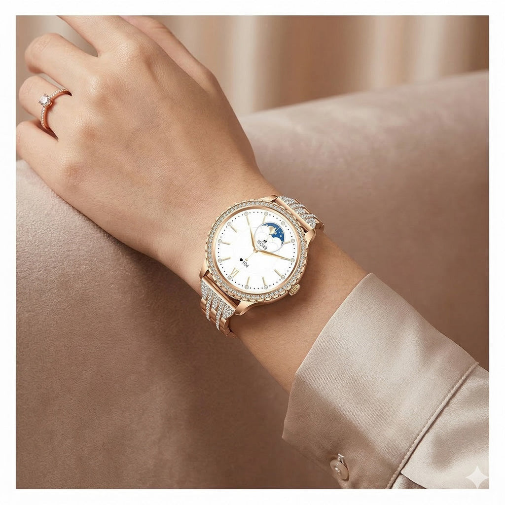 Smartwatch Y58 Elegante para Mujer Llamadas Bluetooth y Actividad