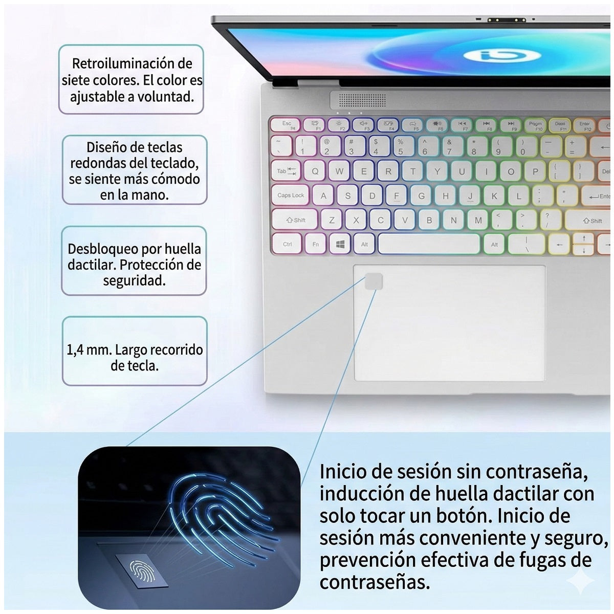 Notebook 15.6" Táctil Dual Screen, Intel N95, 16GB RAM, 512GB SSD