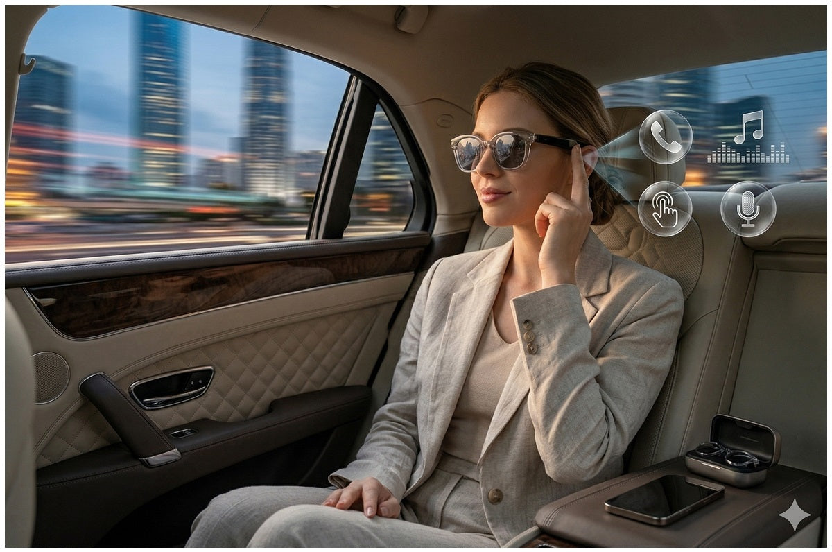 Lentes Inteligentes Bluetooth con Audio y Llamadas Manos Libres