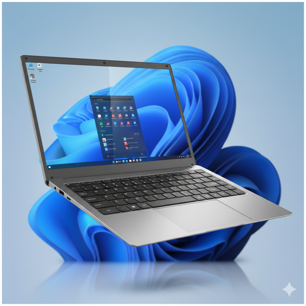 Notebook E140 14", Intel Celeron N4000, 6GB RAM, 128GB SSD