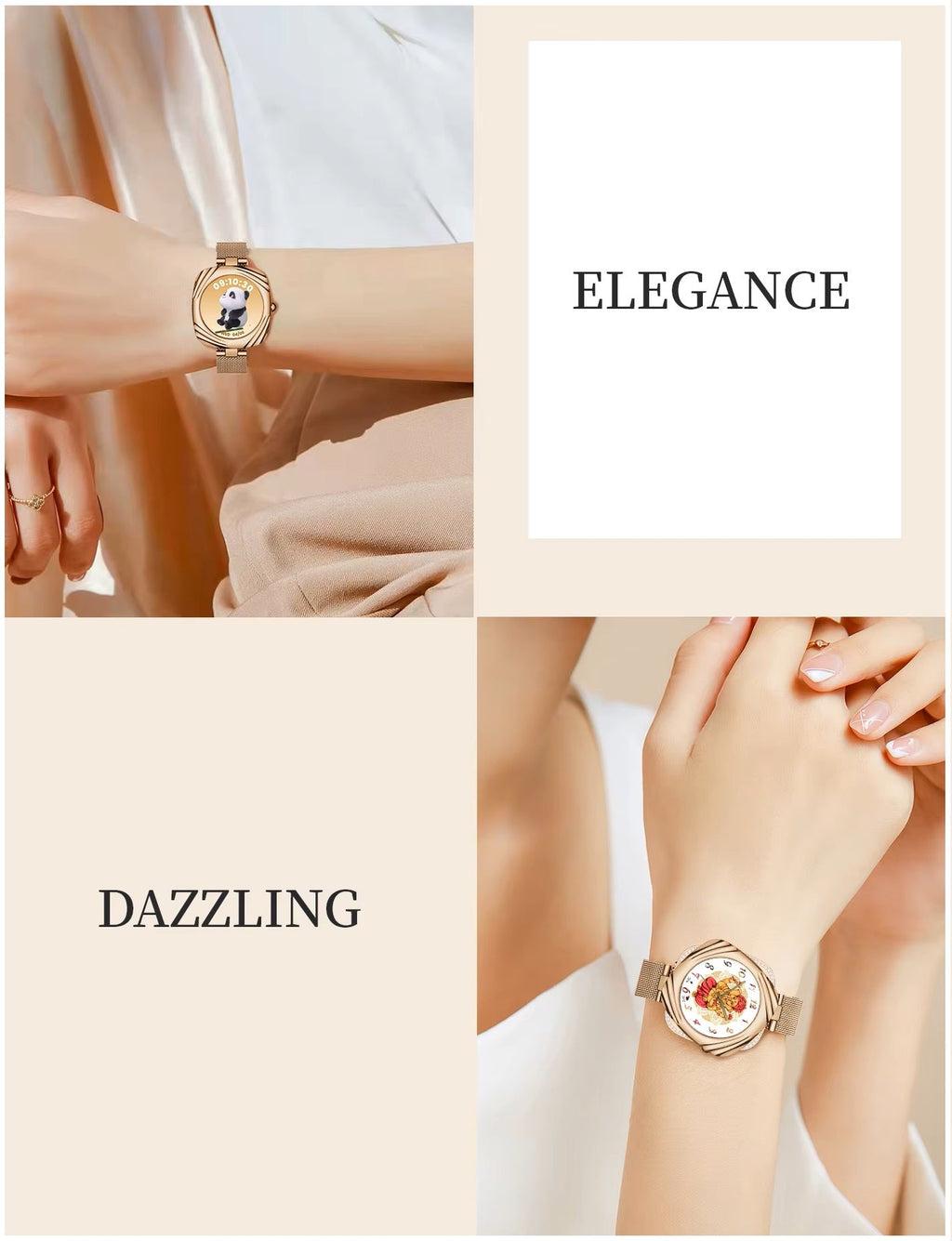 Smartwatch Elegante AW5 AMOLED 220mAh IP68 Bienestar
