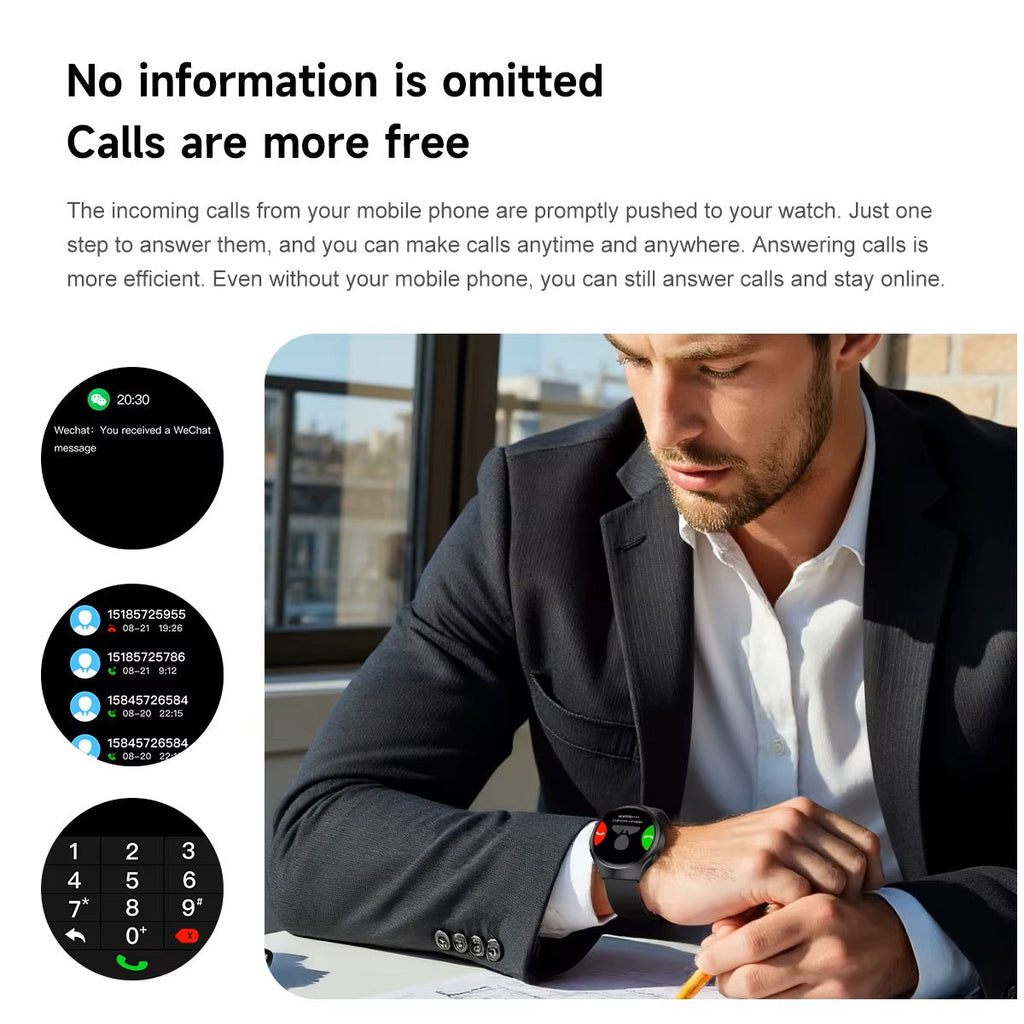Smartwatch Llamadas Bluetooth, Actividad y Bienestar