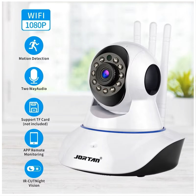Cámara Inteligente Rotación 360° Detección Movimiento – Diseño A