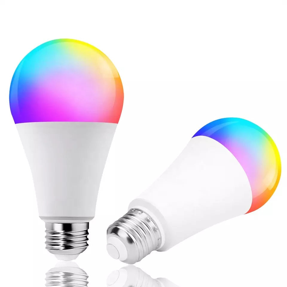 Ampolleta LED WiFi Inteligente RGB Control desde Smartphone