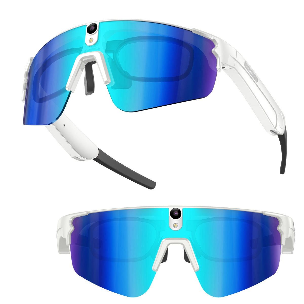 Gafas Inteligentes con IA 1080P Cámara 8MP, Traducción en Tiempo Real