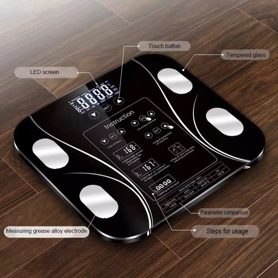 Pesa Balanza Digital Avanzada 180Kg 79 Análisis Composición Corporal