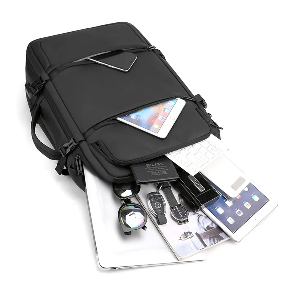 Mochila Multifuncional de Viaje Resistente al Agua con puerto USB 37 L