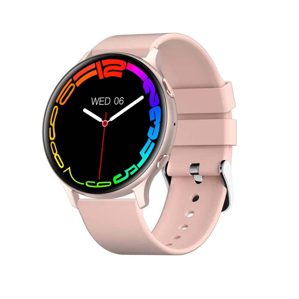 Smartwatch Bluetooth MX15 Sports Fitness Rosado