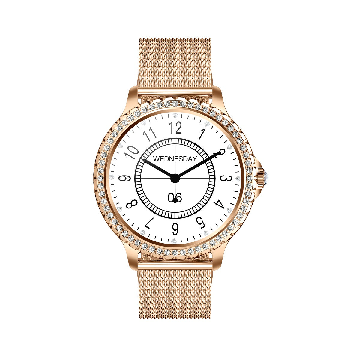Smartwatch I58 para Mujer, Llamadas Bluetooth y Correa Metálica