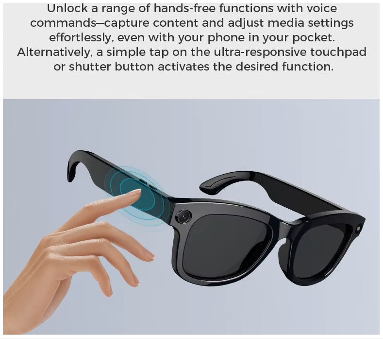 Gafas M01 Cámara HD, ChatGPT, Traducción y Reducción de Ruido